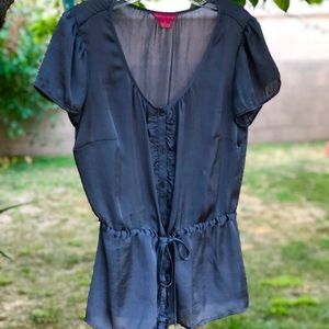 EUC Sunny Leigh Grey Blouse